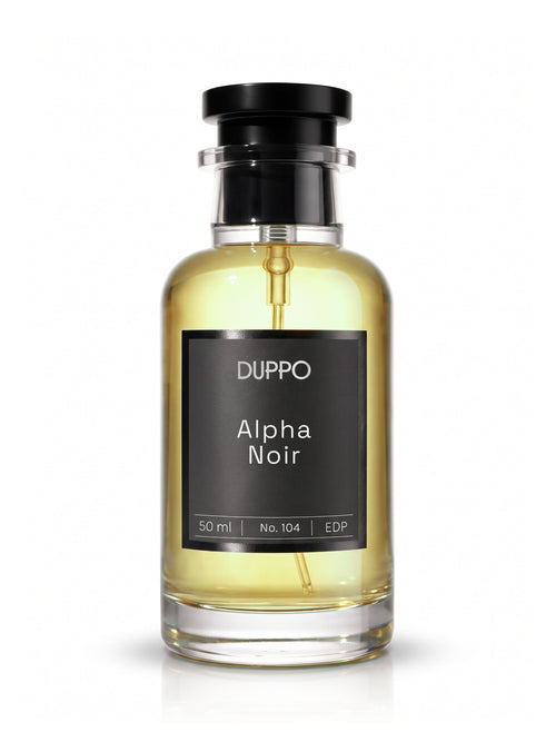 No. 104 — Alpha Noir — DUPPO eau de parfum 50 ml