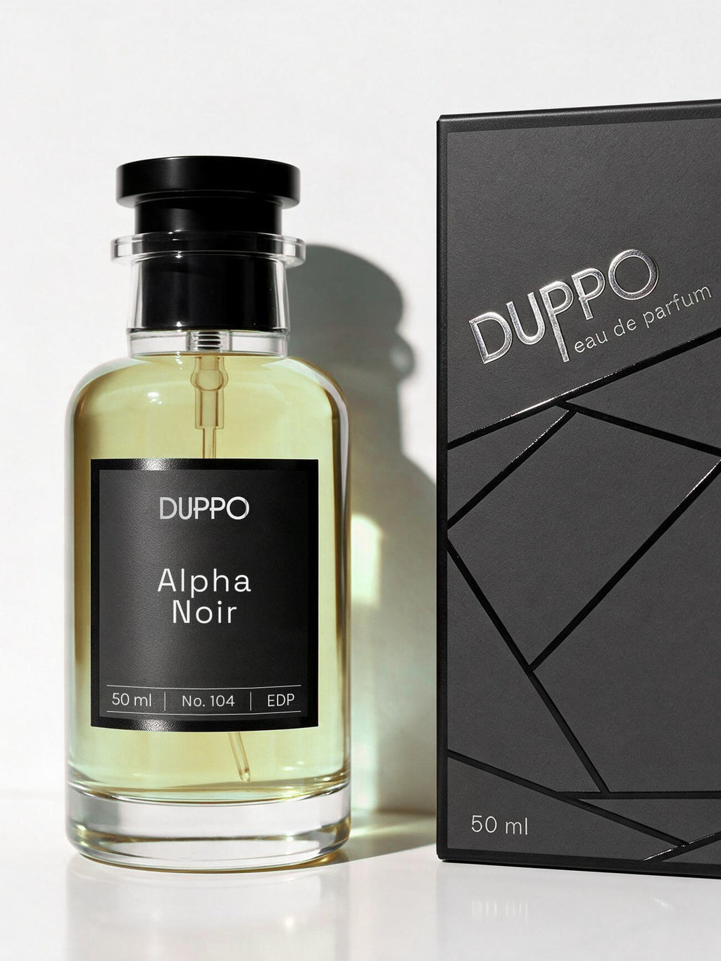 No. 104 — Alpha Noir — DUPPO eau de parfum 50 ml