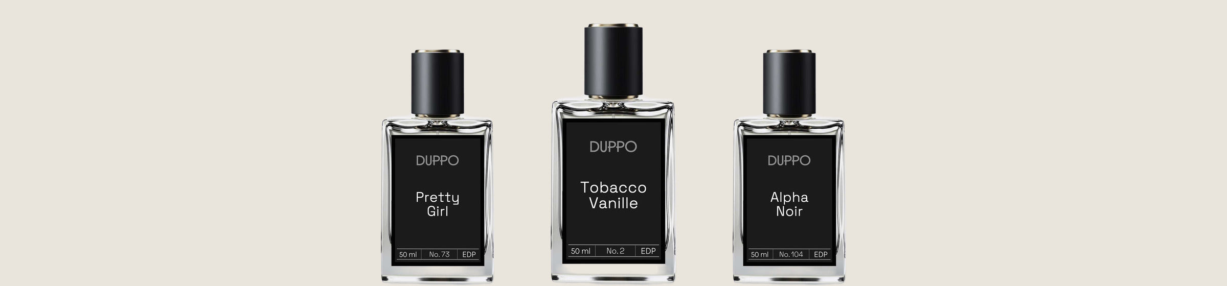 Три бутилки Duppo, три номера